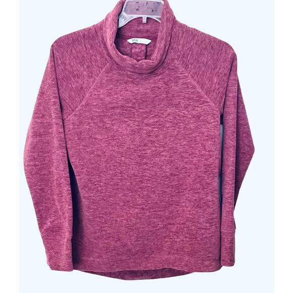 DSG LONG SLV KNIT FLEECE TURTLENECK TOP, WOMENS, M, ORCHID, WARM, FALL &  WINTER - Picture 1 of 11